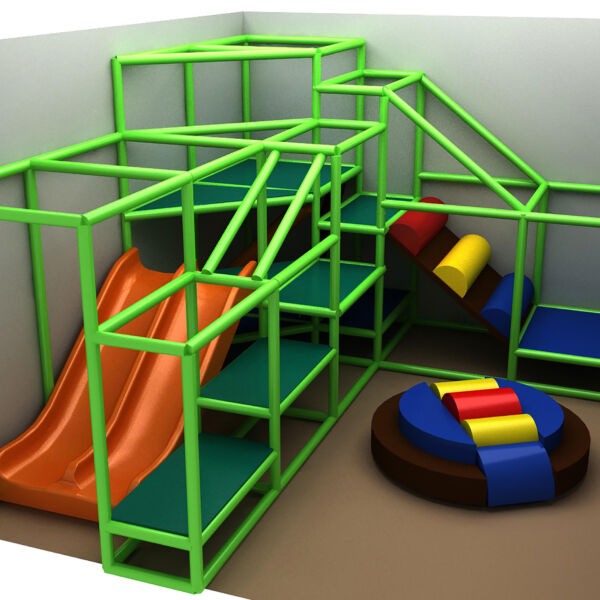 Indoor Playground GPS1135 – 9 ft. H x 14 ft. W x 16 ft.