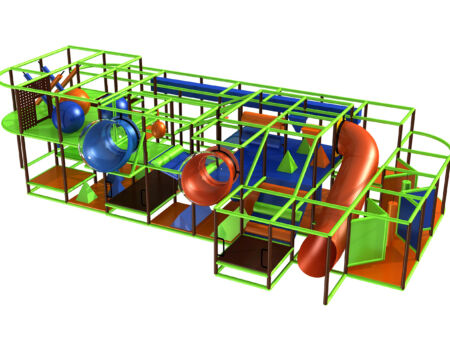 Indoor Playground GPS1145 - 9 ft. H x 20 ft. W x 36 ft.