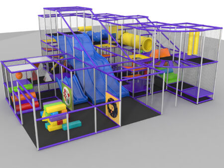 Indoor Playground GPS1146 - 15 ft. H x 36 ft. W x 32 ft.
