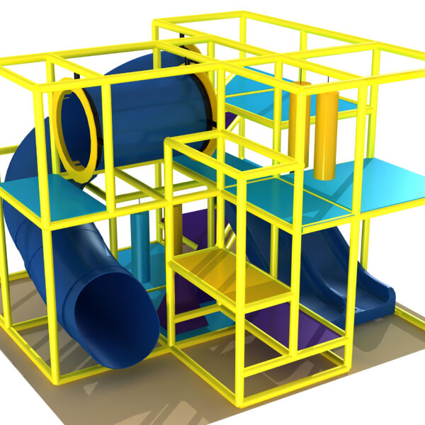 Indoor Playground GPS1147 – 9 ft. H x 12 ft. W x 12 ft.