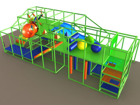 Indoor Playground GPS1151 - 11 ft. H x 16 ft. W x 36 ft.