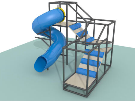 Indoor Playground GPS1156 - 12 ft. H x 14 ft. W x 16 ft.