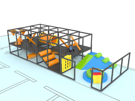 Indoor Playground GPS1157 - 7 ft. H x 12 ft. W x 30 ft.