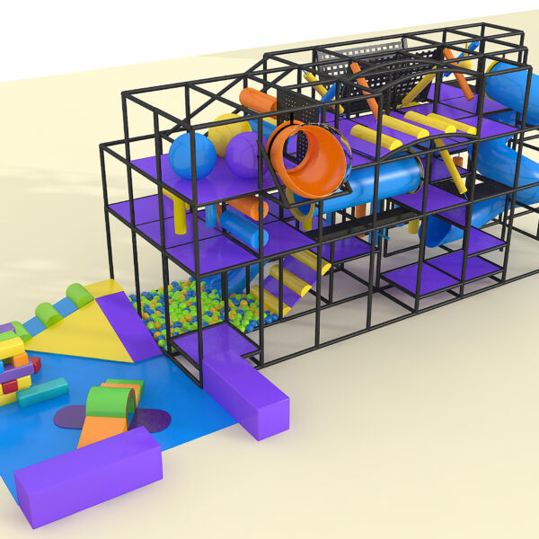 Parque infantil interior GPS1158 – 15 pies de alto x 32 pies de ancho x 12 pies.