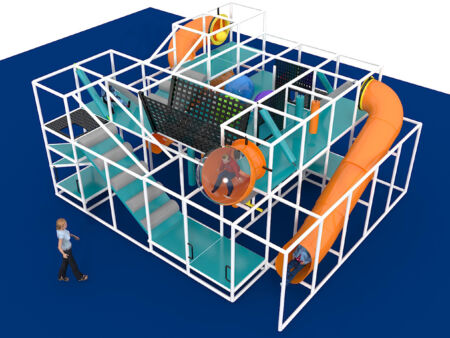 Indoor Playground GPS1159 - 11 ft. H x 20 ft. W x 24 ft.