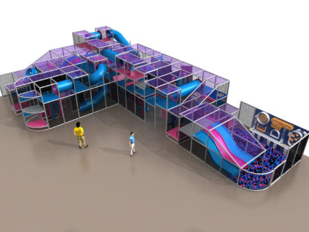Indoor Playground GPS1173 - 15 ft. H x 48 ft. W x 68 ft.