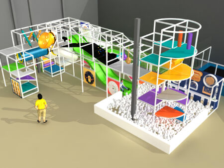 Indoor Playground GPS1174 - 19 ft. H x 32 ft. W x 68 ft.