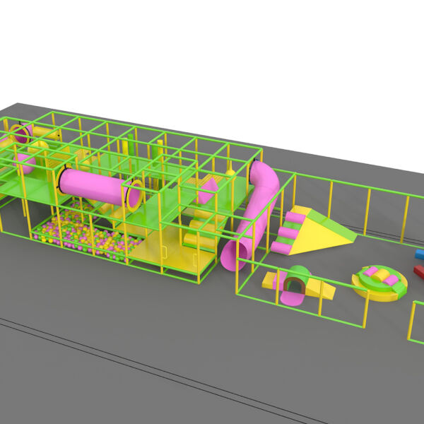 Indoor Playground GPS1175 – 9 ft. H x 60 ft. W x 16 ft.