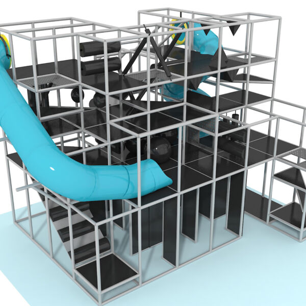 Indoor Playground GPS1176 – 19 ft. H x 28 ft. W x 20 ft.