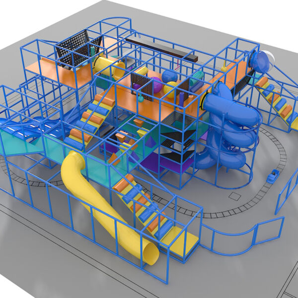 Indoor Playground GPS1185 – 15 ft. H x 44 ft. W x 48 ft.