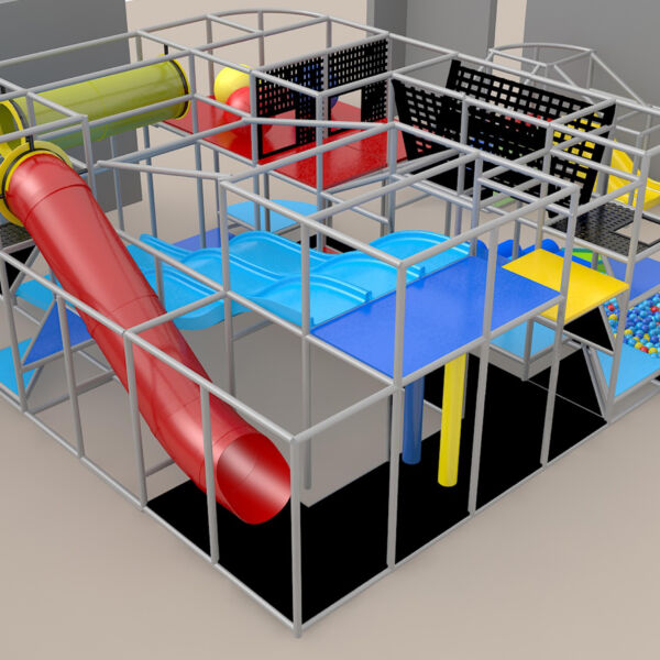 Indoor Playground GPS630 – 11 ft. H x 20 ft. W x 27 ft.