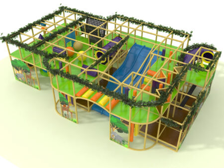 Indoor Playground GPS669 - 11 ft. H x 42 ft. W x 28 ft.