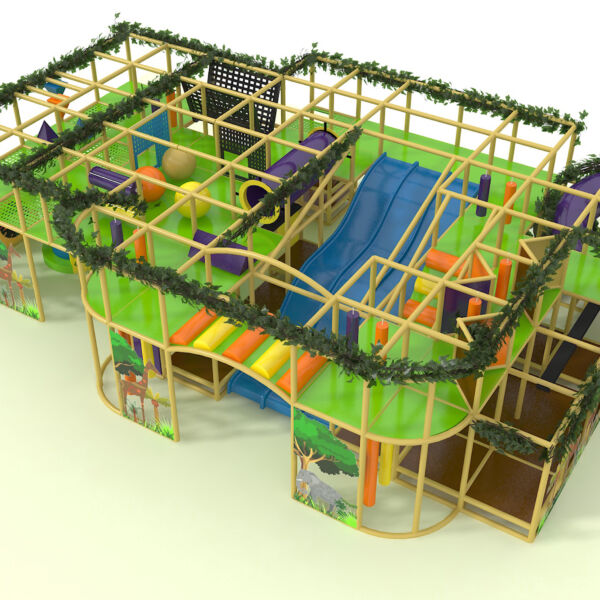 Indoor Playground GPS669 – 11 ft. H x 42 ft. W x 28 ft.