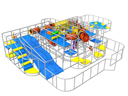 Indoor Playground GPS681 - 11 ft. H x 42 ft. W x 64 ft.
