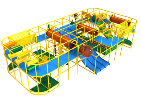 Indoor Playground GPS763 - 11 ft. H x 24 ft. W x 48 ft.