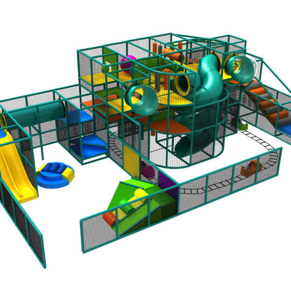 Indoor Playground GPS787 – 13 ft. H x 24 ft. W x 44 ft.
