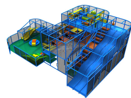 Indoor Playground GPS818 - 15 ft. H x 36 ft. W x 46 ft.