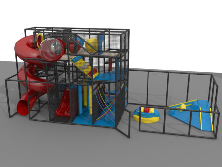 Indoor Playground GPS842 - 15 ft. H x 12 ft. W x 36 ft.