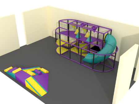 Indoor Playground GPS905 - 9 ft. H x 20 ft. W x 8 ft.