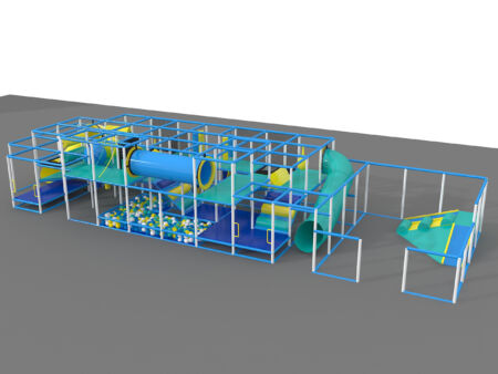 Indoor Playground GPS934 - 9 ft. H x 16 ft. W x 52 ft.