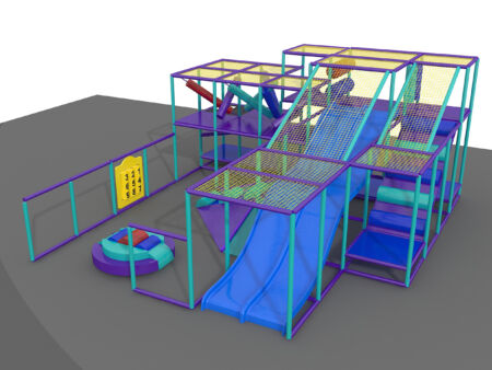 Indoor Playground GPS965 - 11 ft. H x 22 ft. W x 24 ft.