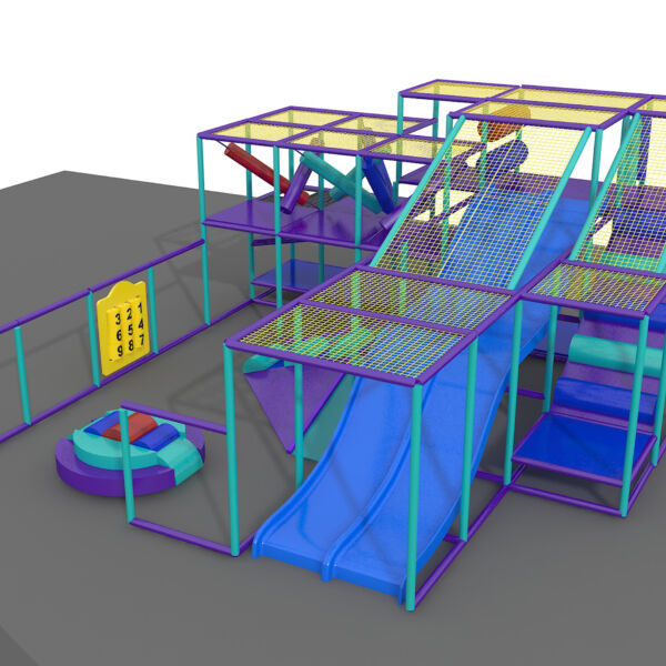 Indoor Playground GPS965 – 11 ft. H x 22 ft. W x 24 ft.