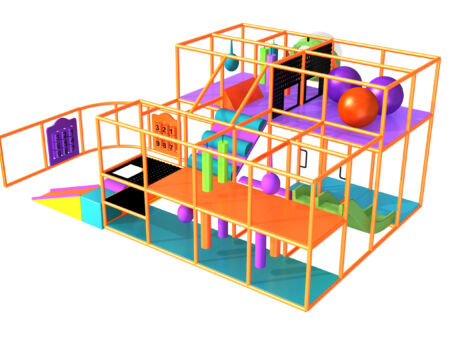 Indoor Playground GPS983 - 11 ft. H x 16 ft. W x 27 ft.
