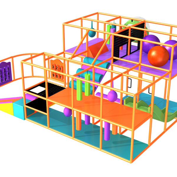 Indoor Playground GPS983 – 11 ft. H x 16 ft. W x 27 ft.