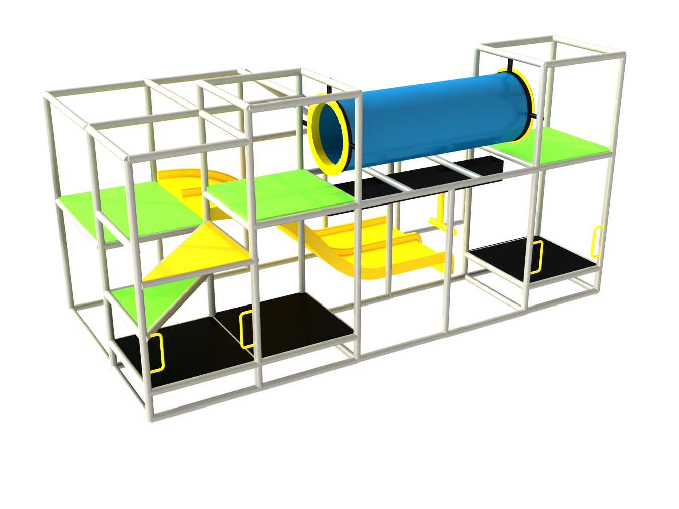 Indoor Playground GPS 1232 - 9ft. H x 10ft. W x 20ft. L