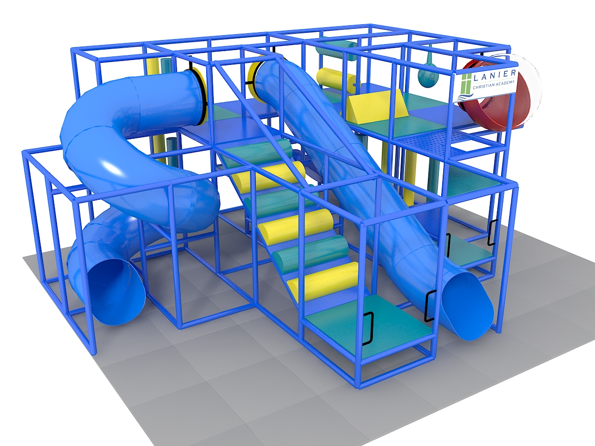 Indoor Playground GPS1244 - 11 ft. H x 24 ft. W x 20 ft.