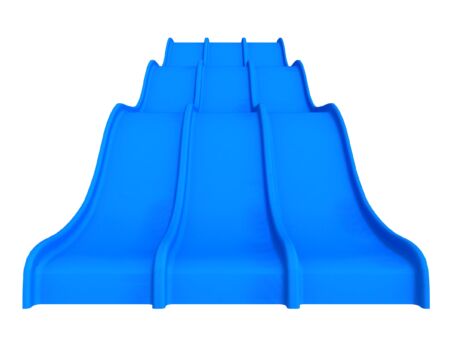 11ft 3 Lane Wave Slide