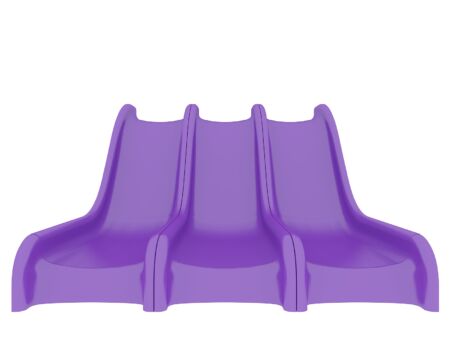 5ft 3 Lane Wave Slide