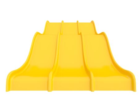 7ft 3 Lane Wave Slide