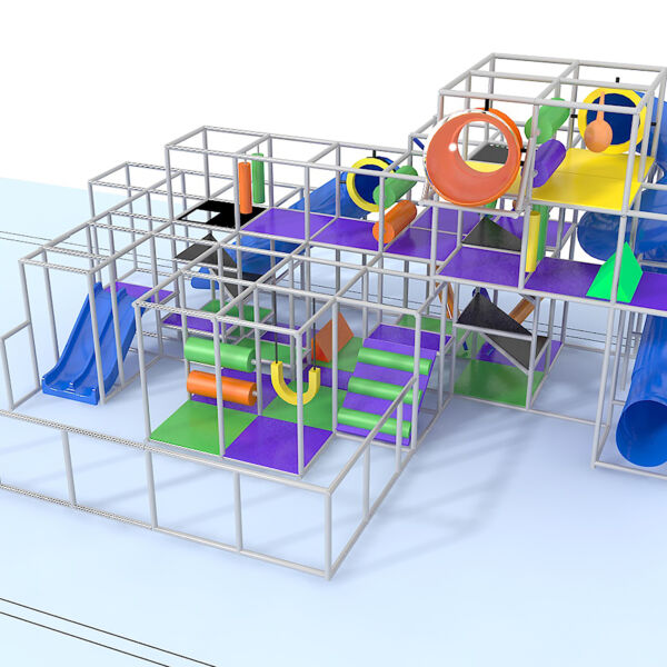 Indoor Playground GPS1061 – 16 ft. H x 36 ft. W x 24 ft.