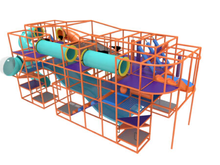 Indoor Playground GPS 975 - 17ft. H x 43ft. W x 16ft. L