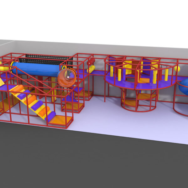 Indoor Playground GPS1248 – 10 ft. H x 48 ft. W x 20 ft.