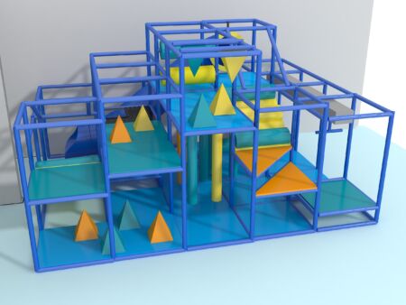 Indoor Playground GPS1200 - 11 ft. H x 16 ft. W x 20 ft.