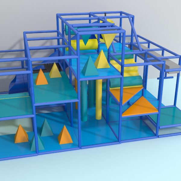 Indoor Playground GPS1200 – 11 ft. H x 16 ft. W x 20 ft.