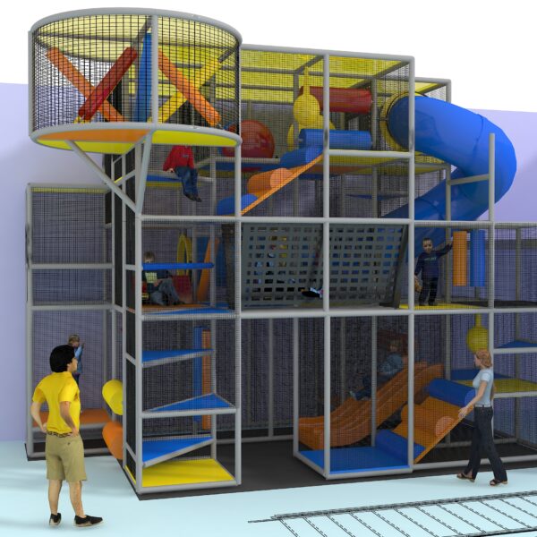 Indoor Playground GPS1241 – 15 ft. H x 30 ft. W x 16 ft.