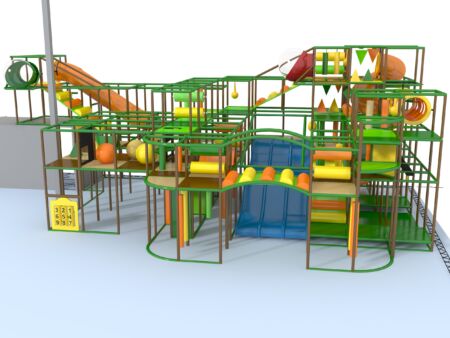 Indoor Playground GPS1233 - 19 ft. H x 52 ft. W x 30 ft.