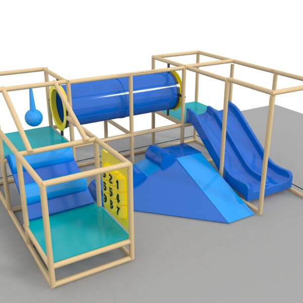 Indoor Playground GPS1196 – 8 ft. H x 16 ft. W x 12 ft.