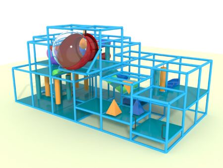 Indoor Playground GPS1366 - 11 ft. H x 24 ft. W x 12 ft.