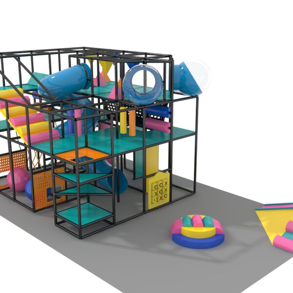 Indoor Playground GPS1352 – 15 ft. H x 20 ft. W x 16 ft.