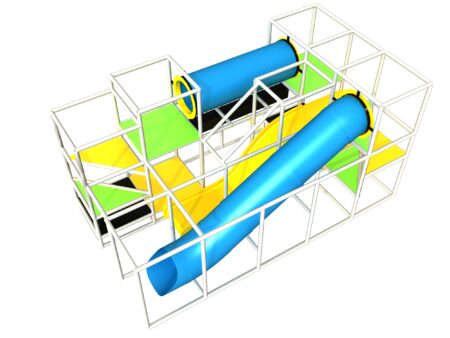 Indoor Playground GPS1232 - 10 ft. H x 11 ft. W x 20 ft.