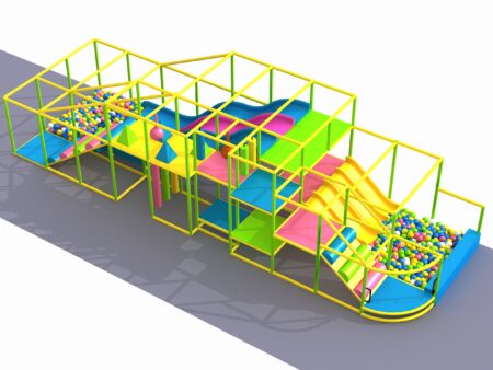 Indoor Playground GPS1383 - 10 ft. H x 12 ft. W x 40 ft.