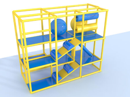Indoor Playground GPS1325 - 10 ft. H x 12 ft. W x 5 ft.