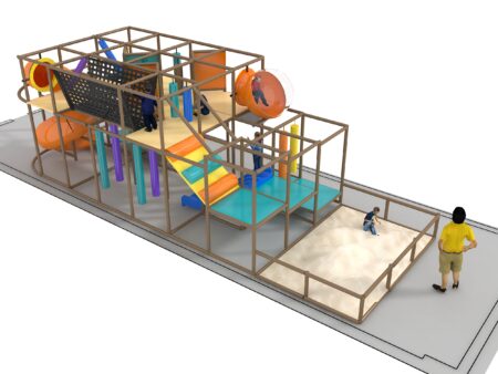 Indoor Playground GPS1209 - 11 ft. H x 12 ft. W x 36 ft.