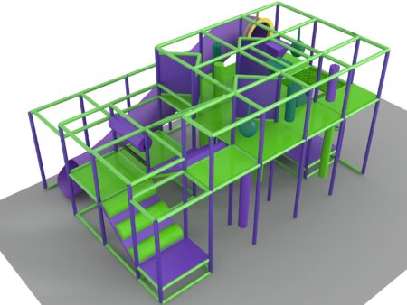 Indoor Playground GPS1332 - 11 ft. H x 14 ft. W x 20 ft.