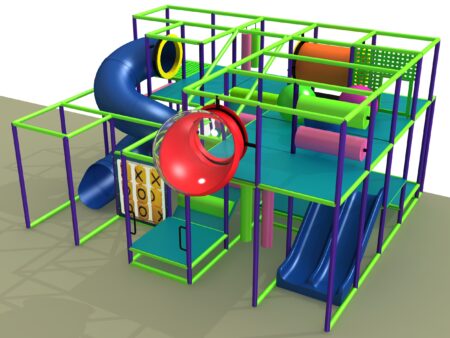 Indoor Playground GPS1275 - 11 ft. H x 16 ft. W x 20 ft.