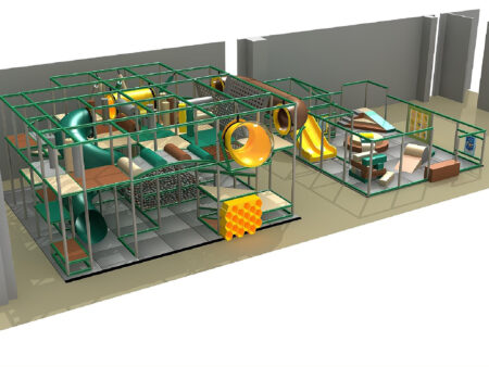 Indoor Playground GPS1328 - 11 ft. H x 22 ft. W x 20 ft.